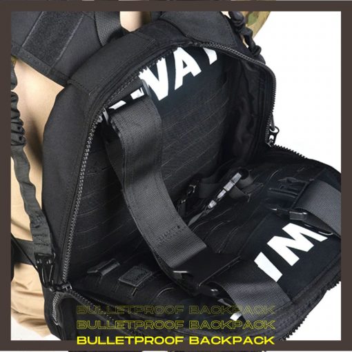 Tactical Ballistic Backpack Concealed Armor Rapid Response Pack Bulletproof Backpack