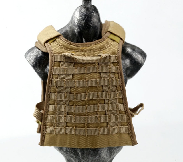 In Stock 1 6 Scale Male Scene Accessories Type Tactical Backpack Weapon Backpack Bulletproof Vest - Bulletproof Backpack
