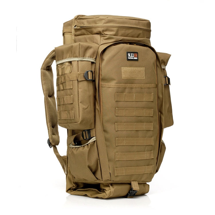 70L Military Combined Backpack Camping Hiking Large Capacity Rifle Rucksacks Men Travel Trekking Tactical Assault Knapsack 3 - Bulletproof Backpack
