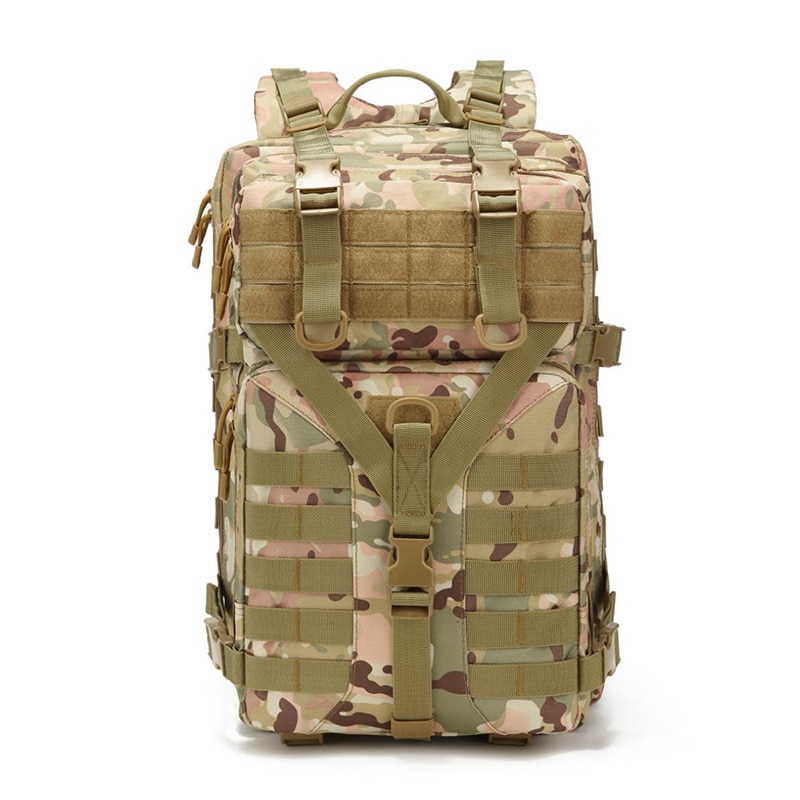 Camouflage Tactical Military Backpack Waterproof Outdoor Hiking Camping Large Capacity Men s Army Backpack Jungle 3P 1 - Bulletproof Backpack