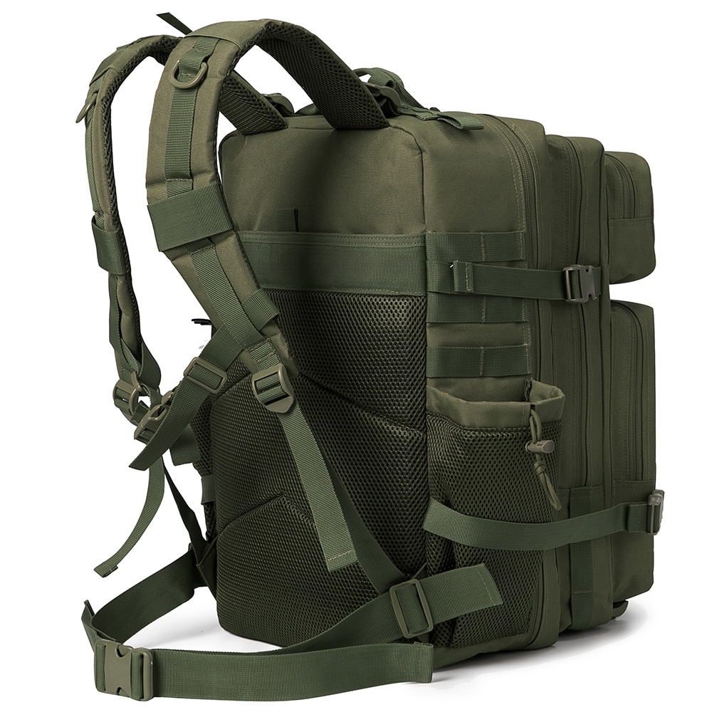 QT QY 50L Military Tactical Backpack Army Bag Hunting MOLLE Backpack GYM For Men EDC Outdoor 2 - Bulletproof Backpack