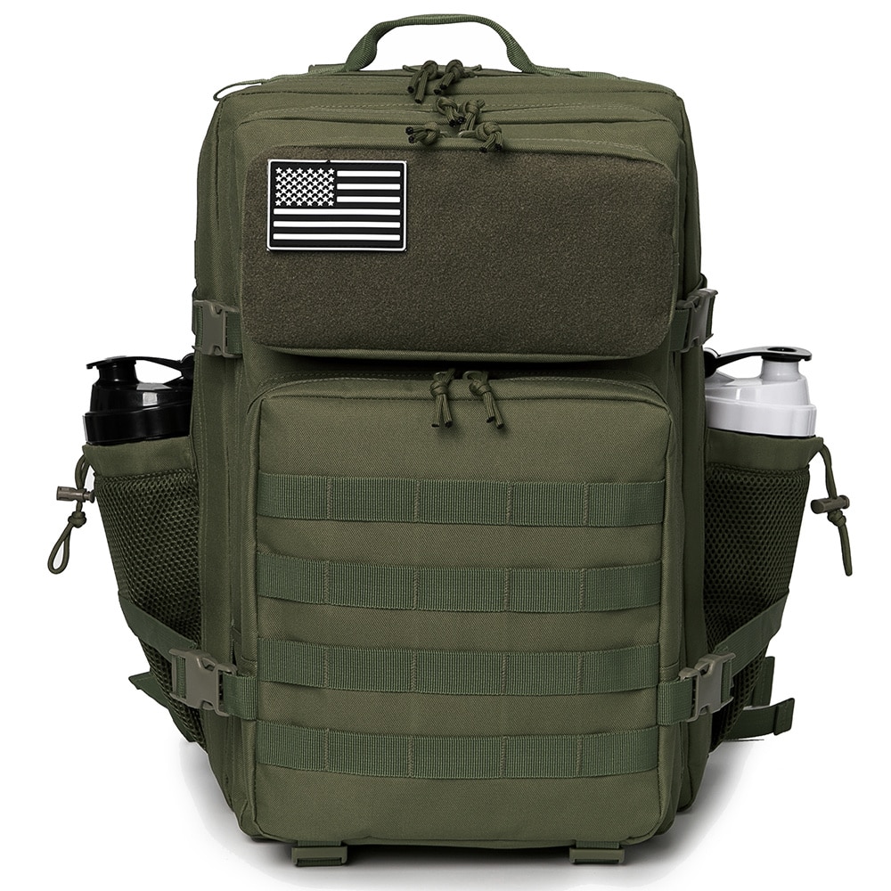 QT QY 50L Military Tactical Backpack Army Bag Hunting MOLLE Backpack GYM For Men EDC Outdoor - Bulletproof Backpack